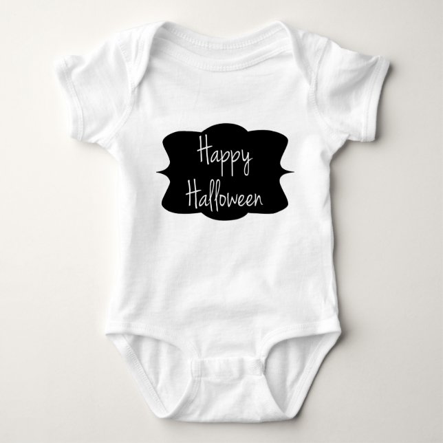 Happy Halloween Baby Bodysuit (Front)