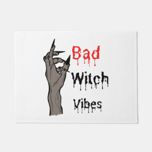 Happy halloween Bad Witch Vibes halloween Doormat