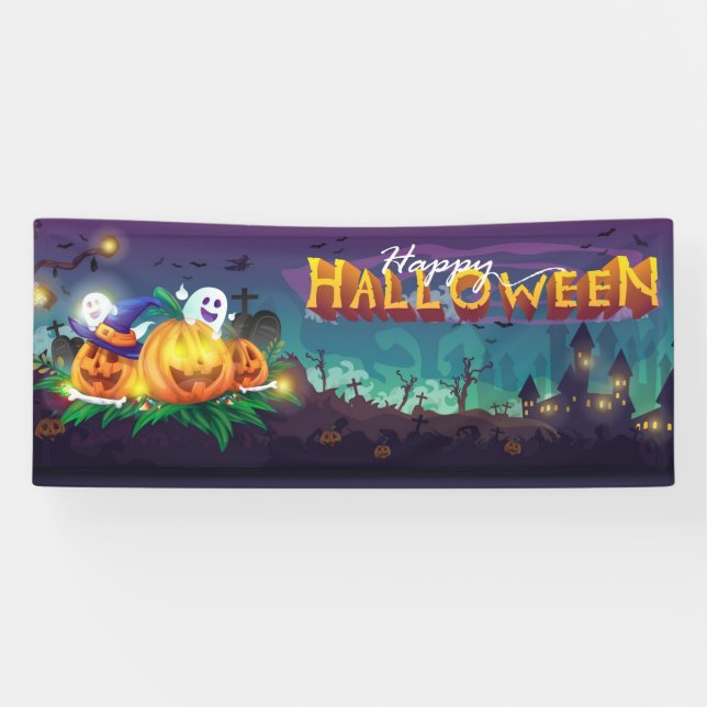 Happy Halloween Banner (Horizontal)