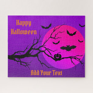 Happy Halloween Bat Jigsaw Puzzle
