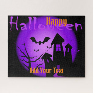Happy Halloween Bat Jigsaw Puzzle