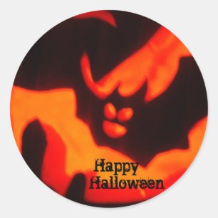 Happy  Halloween Bat Sticker