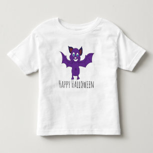Happy Halloween Bat Toddler T-Shirt