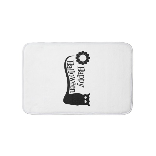 Happy Halloween Bath Mat (Front)