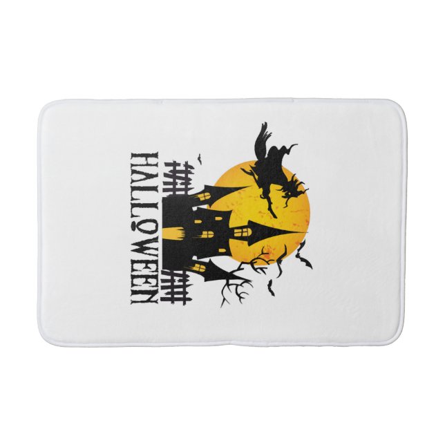 Happy Halloween Bath Mat (Front)