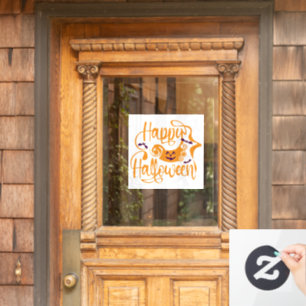 Happy Halloween bats  jack o lantern