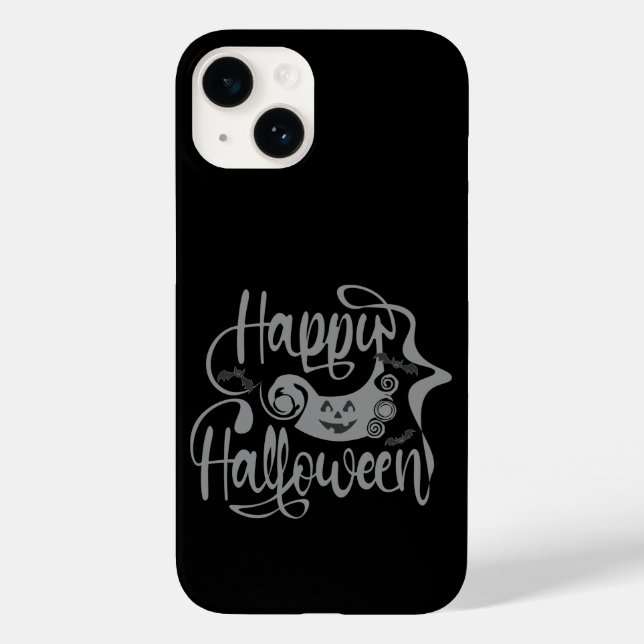 Happy Halloween bats  jack o lantern Case-Mate iPhone Case (Back)