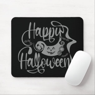 Happy Halloween bats  jack o lantern Mouse Pad