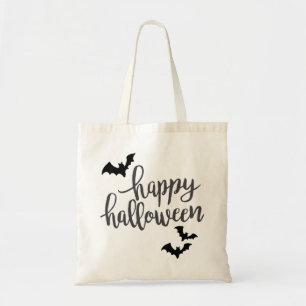 Happy Halloween Bats Tote Bag