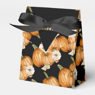 Happy Halloween Beautiful Orange Pumpkins Favour Box