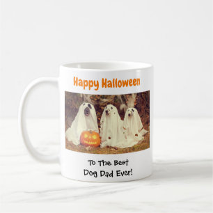 Happy Halloween Best Dog Dad Ever Pet Photo Coffee Mug