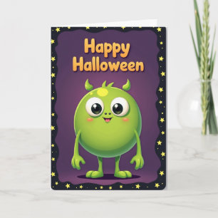 Happy Halloween Big Eyes Card