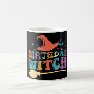 Happy Halloween- Birthday Witch Coffee Mug