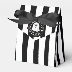 Happy Halloween Black and White Party Favour Bags Box