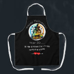 Happy Halloween Black Aprons<br><div class="desc">Happy Halloween Black Aprons with customisable texts and image.
Unique and fantastic gift idea for Happy Halloween.</div>