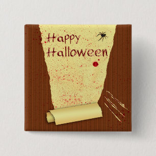Happy Halloween Bloody Wallpaper - Button