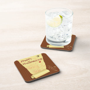 Happy Halloween Bloody Wallpaper Coaster