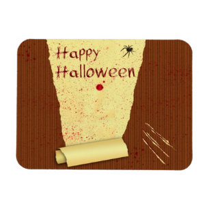 Happy Halloween Bloody Wallpaper Magnet