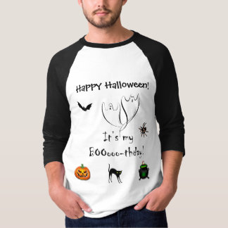 Happy Halloween Booothday T-shirt (see back)
