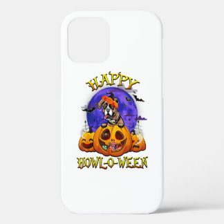 Happy Halloween Boxer With Moon Pumpkin Dog Lover iPhone 12 Pro Case