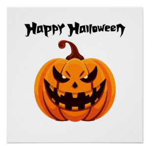 Happy Halloween Brilliant Poster
