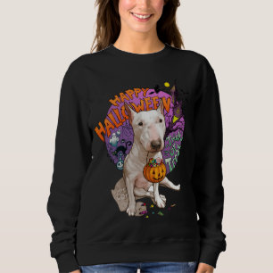 Happy Halloween Bull Terrier Costume Cute Bully Do Sweatshirt
