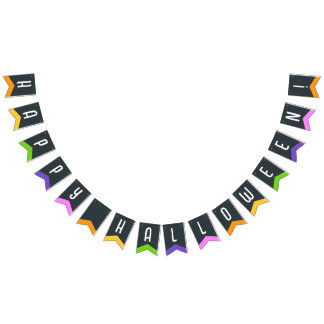 Happy Halloween Bunting Flags