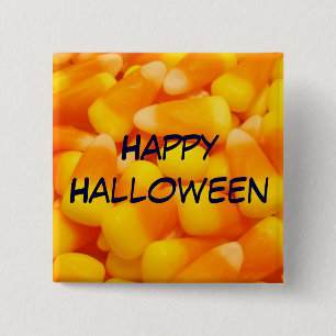 Happy Halloween buttons Candy Corn button