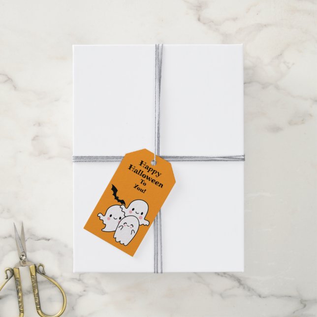Happy Halloween Can Personalise Gift Tags (With Twine)
