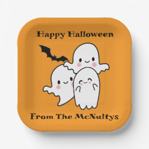 Happy Halloween Can Personalise Paper Plate