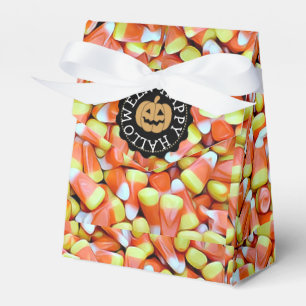 Happy Halloween Candy Corn Party Favour Bags Box