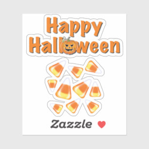 Happy Halloween   Candy corn  pumpkin 
