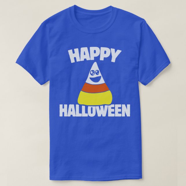 Happy Halloween Candy Corn T-Shirt (Design Front)