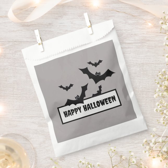 Happy Halloween | Candy Favour Bags (Clipped)