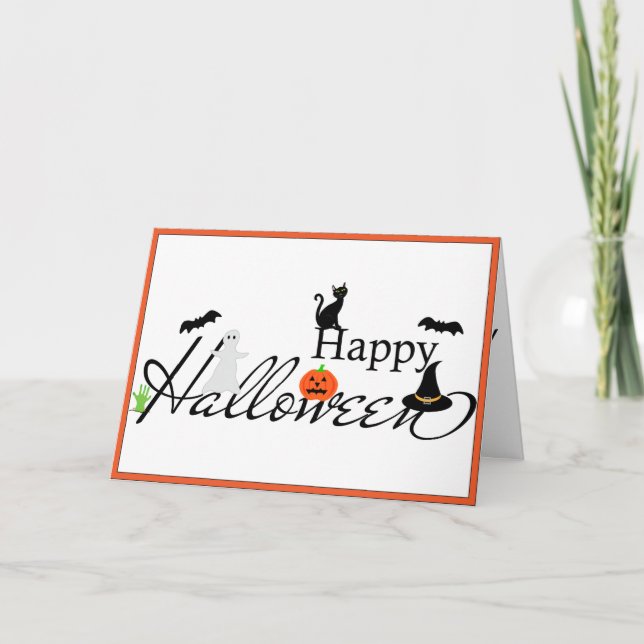Happy Halloween Card (Front)