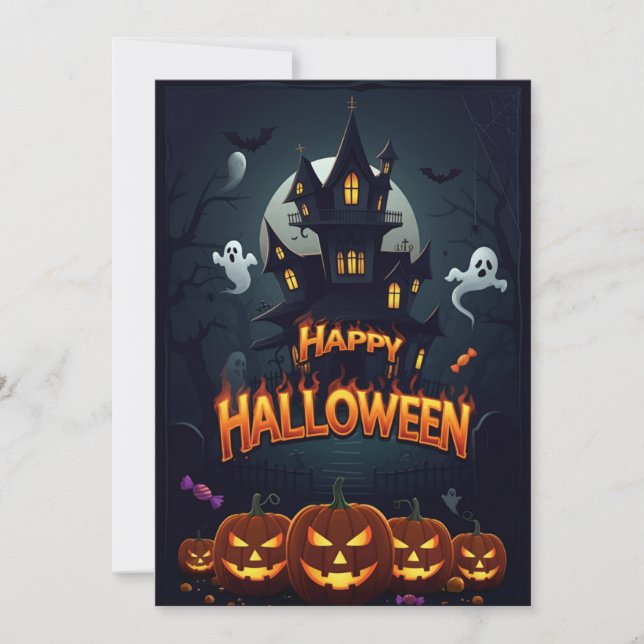 Happy Halloween Card (Front)