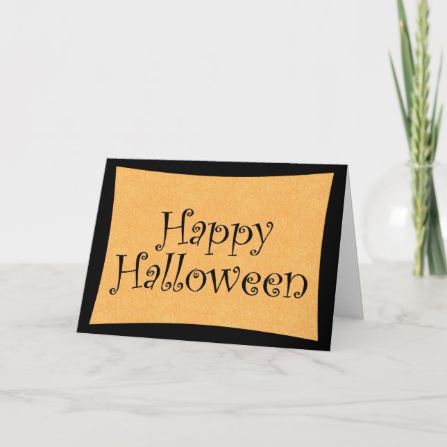 Happy Halloween Card (Front)