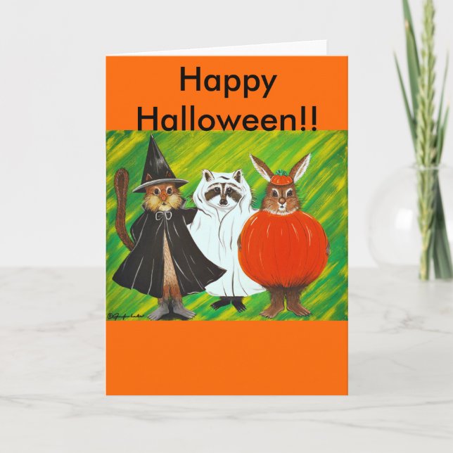Happy Halloween Card (Front)