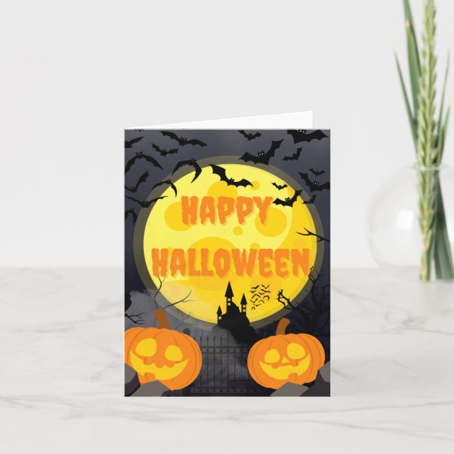 Happy Halloween Card (Front)