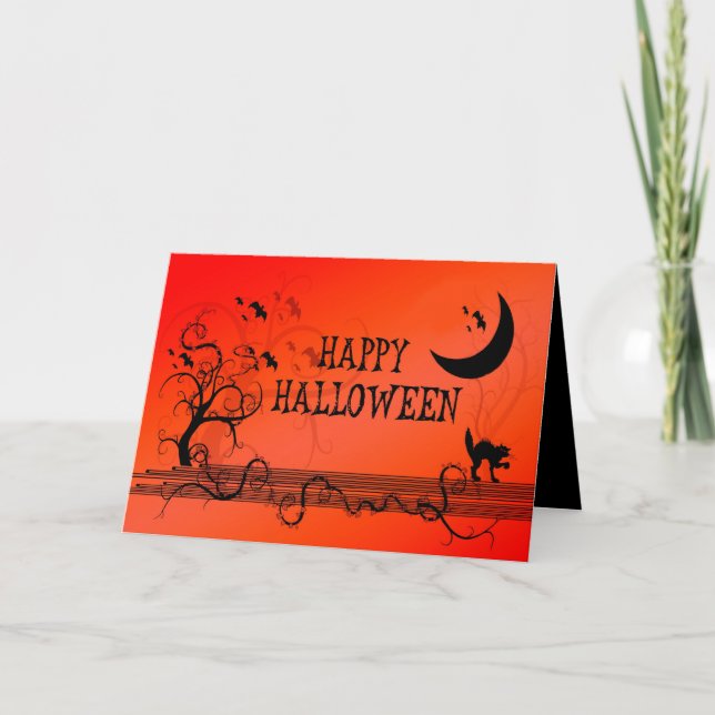 Happy Halloween Card (Front)