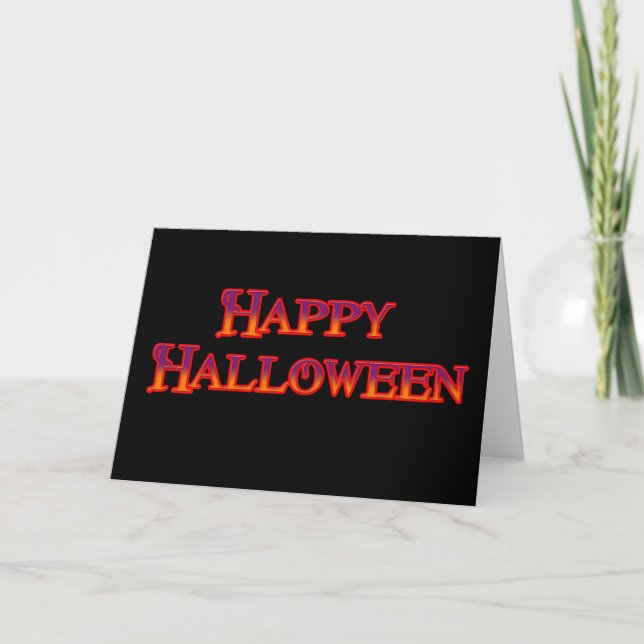 Happy Halloween Card (Front)