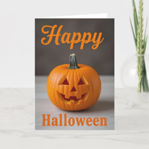 Happy Halloween Card, Halloween Card, Halloween Holiday Card