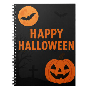 Happy halloween carnet notebook