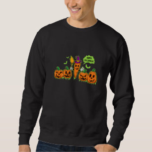 Happy Halloween Carrot Pumpkin Trick Or Treat Hall Sweatshirt