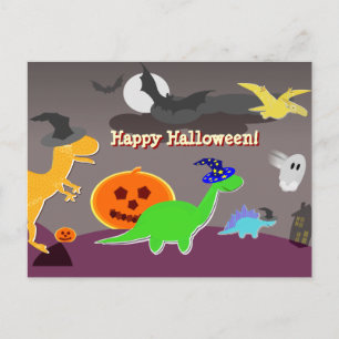 Happy Halloween Cartoon Postcard