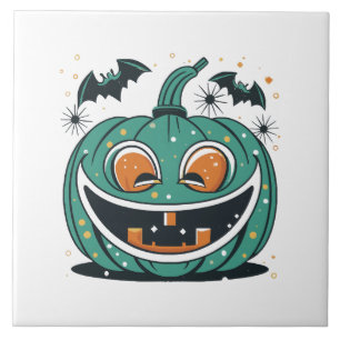 Happy Halloween! Carve a Pumpkin! Ceramic Tile
