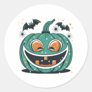 Happy Halloween! Carve a Pumpkin! Classic Round Sticker