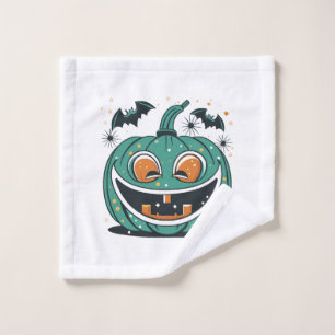 Happy Halloween! Carve a Pumpkin! Wash Cloth