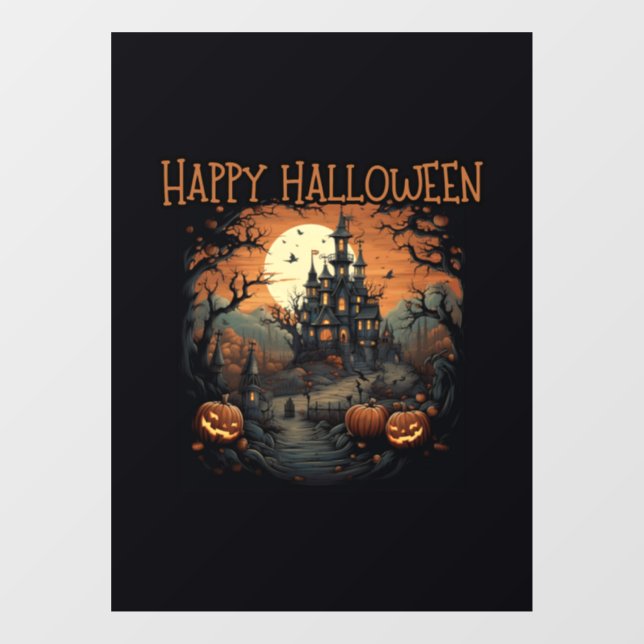 HAPPY HALLOWEEN, castel, pumpkin (Sheet)