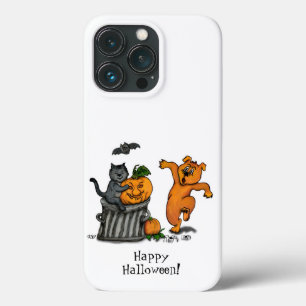 Happy Halloween! Cat Bat Dog and Spider iPhone 13 Pro Case